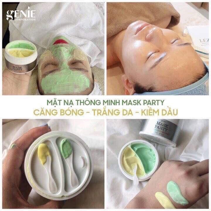 [chính hãng] mặt nạ đất sét  Genie MASK PARTY