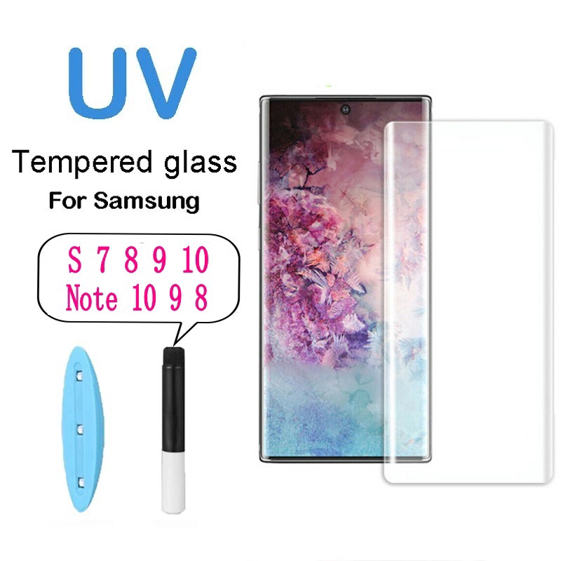 Miếng dán cường lực bảo vệ màn hình cho Samsung Galaxy Note 10 Plus Note 9 Note 8 S10 Plus S9 Plus S8 Plus