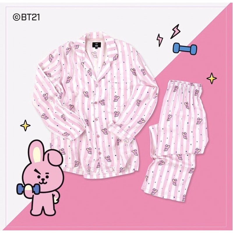 Đồ ngủ BT21 Pajamas TATA & COOKY