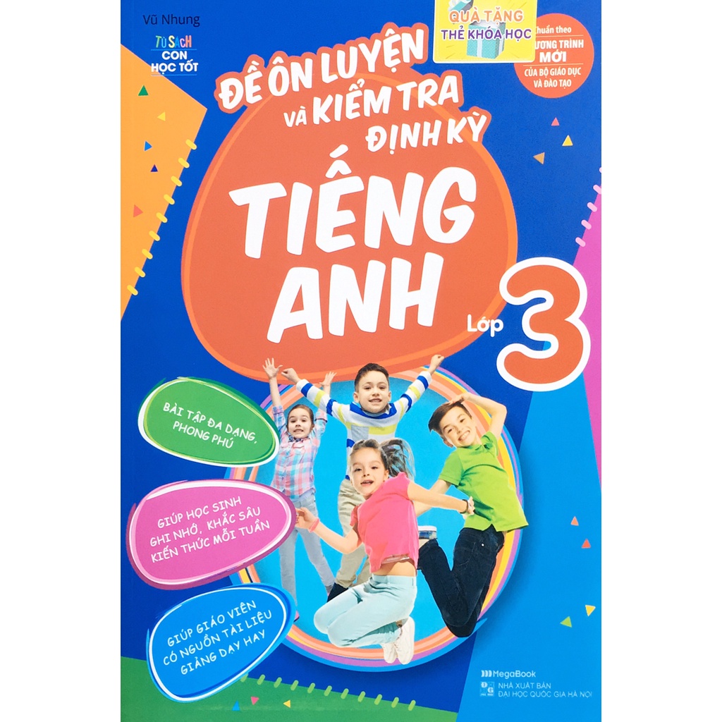 Sách - Đề Ôn Luyện và Kiểm Tra Định Kỳ Tiếng Anh lớp 3 (Tủ sách con học tốt)
