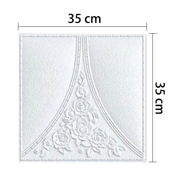 Tấm xốp dán tường 3d 35x35 cm trang trí nội thất chống thấm và chống ẩm mốc H&B | BigBuy360 - bigbuy360.vn