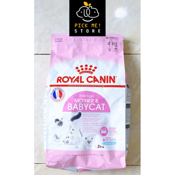 [ CHÍNH HÃNG ] Hạt Royal Canin Mother &amp; Babycat Cho Mèo Mẹ &amp; Mèo Con 4kg