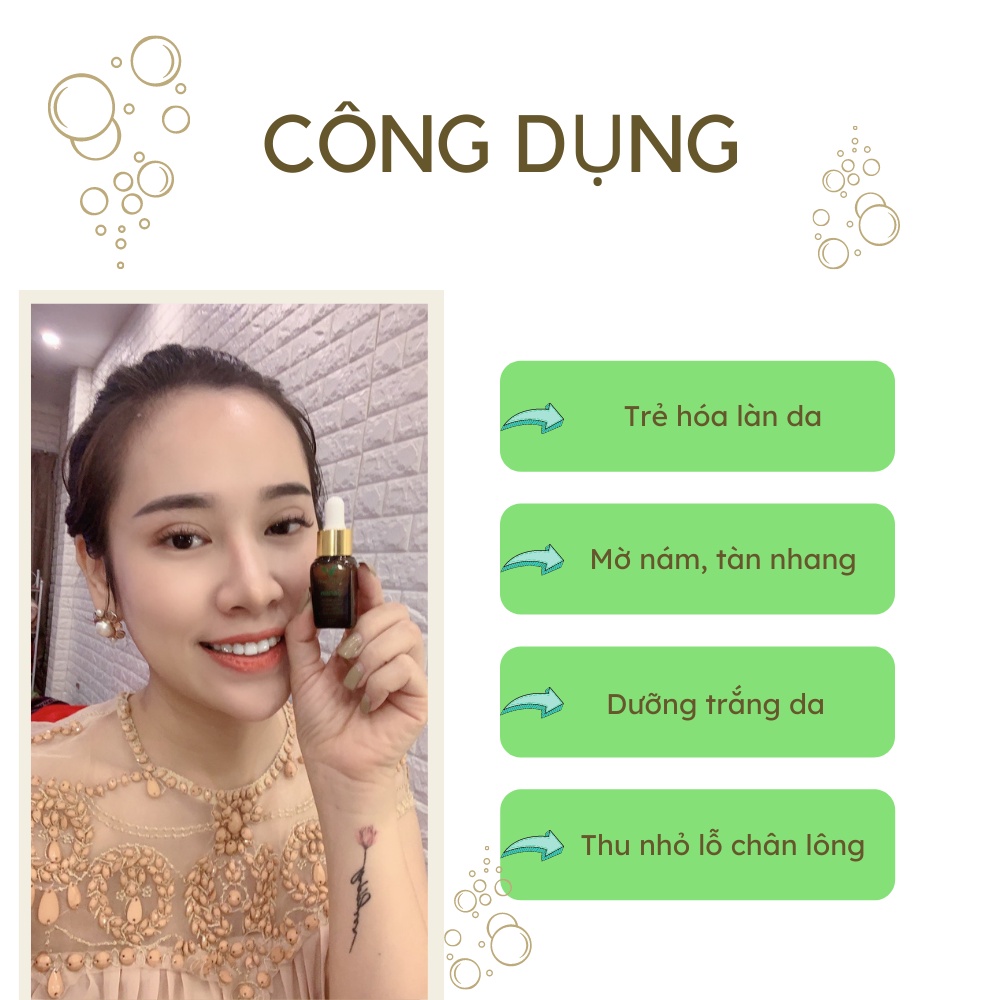 Serum Sáng Da Mờ Nám Tàn Nhang V9Queen Giúp Dưỡng Trắng Da Thu Nhỏ Lỗ Chân Lông, 9Day Revival 10ml