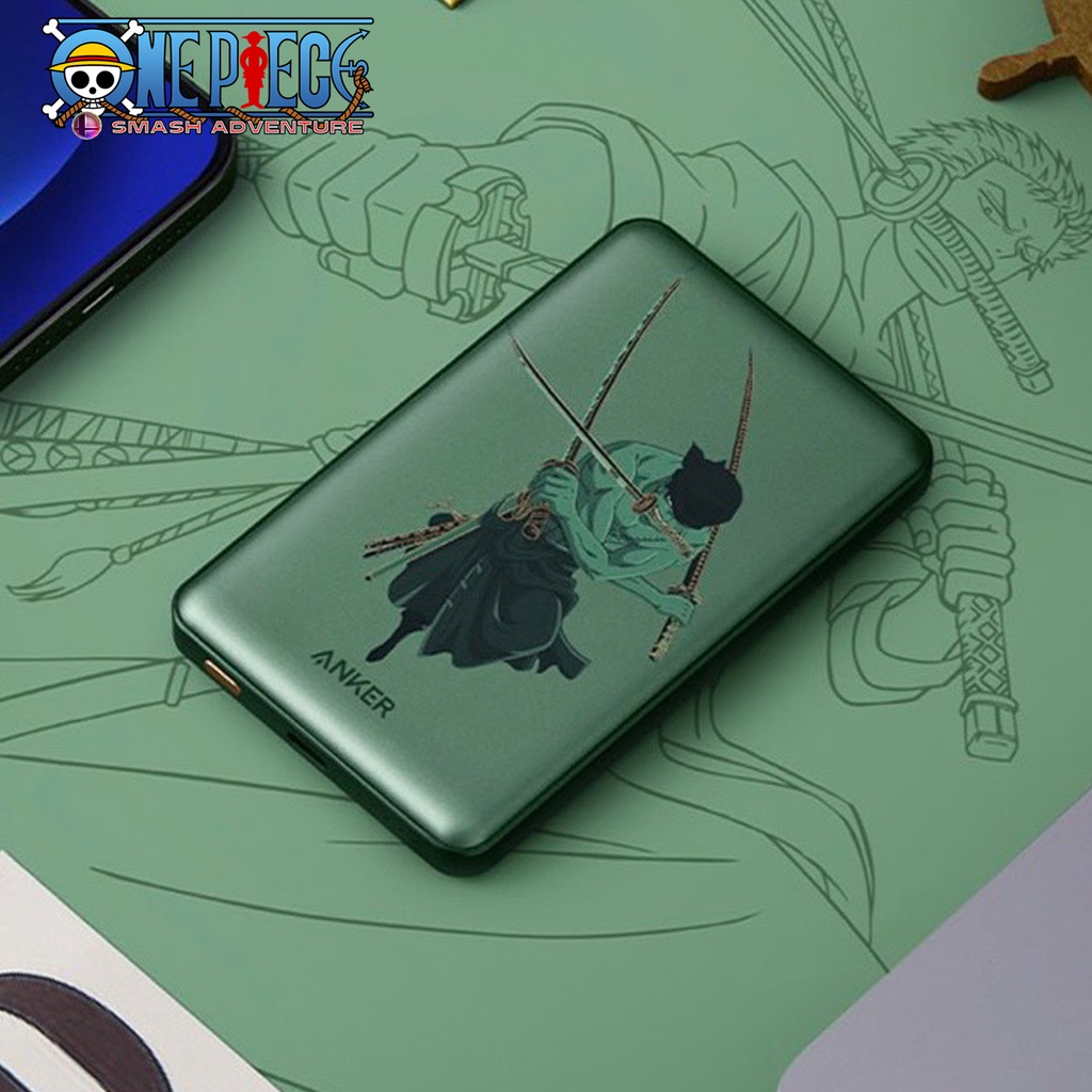 Sạc dự phòng ANKER PowerCore Pin 5000mAh 5K Magsafe IPhone 12 12 Pro 12 Pro max - A9513 One Piece Zoro