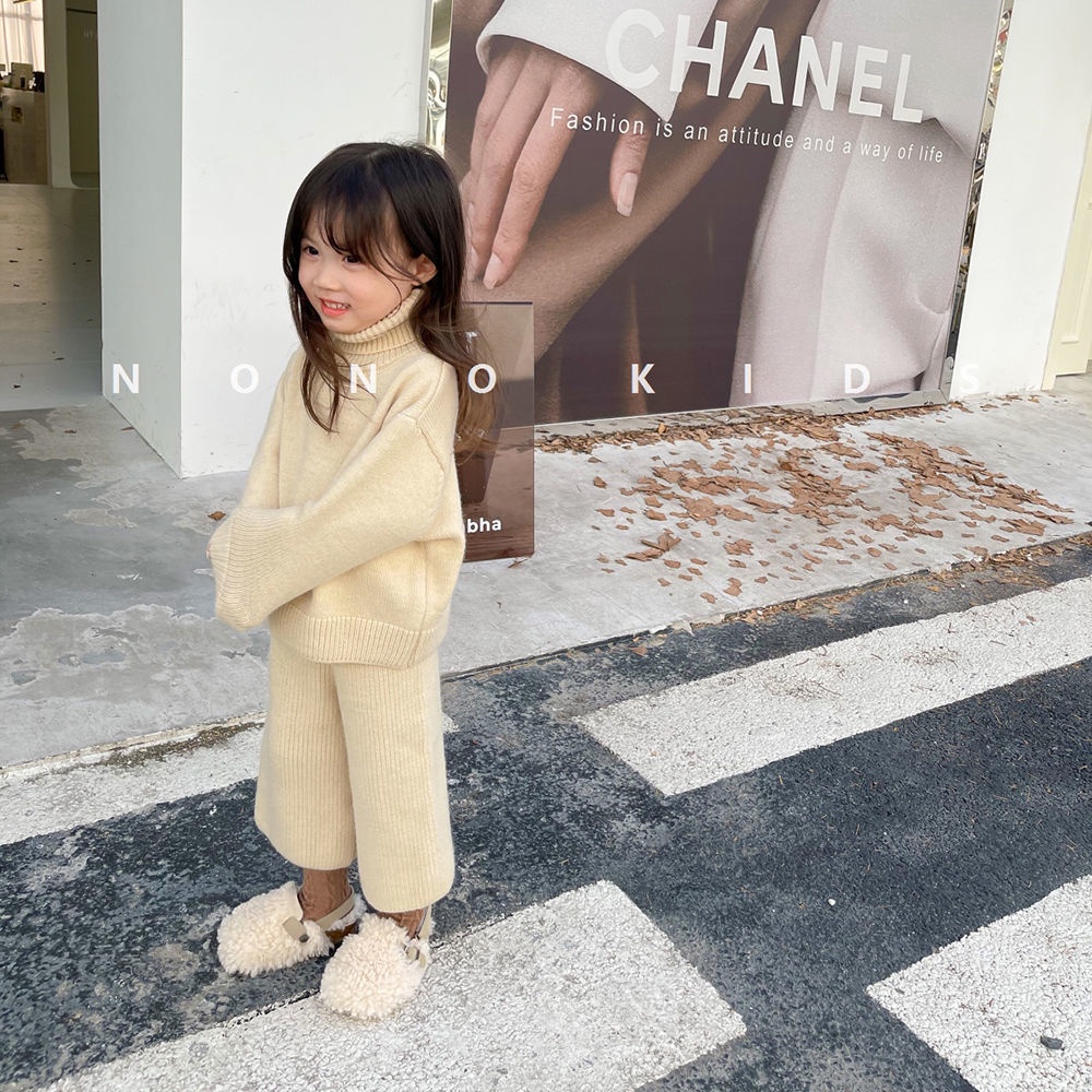 Bộ Đồ Thời Trang Mùa Thu 2022 Phong Cách Hàn Quốc Cho Bé Gái