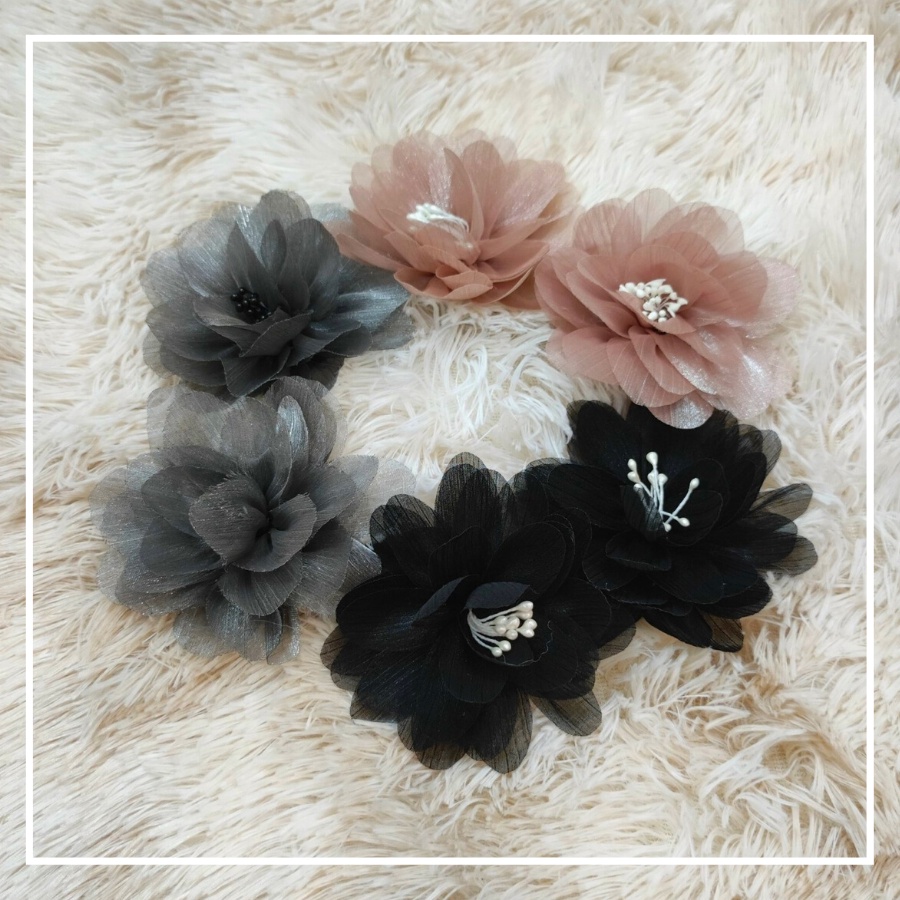 Bông cài áo - trâm cài áo Hoa vải cài áo cao cấp hàng handmade siêu đẹp