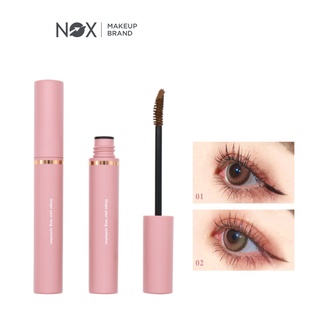 Mascara NOX siêu uốn chống nhòe làm dày lông mi 5g
