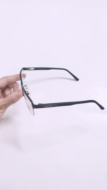 GỌNG KÍNH MẮT NAM NỮ 1996EYEWEAR VUÔNG NỬA GỌNG KIM LOẠI