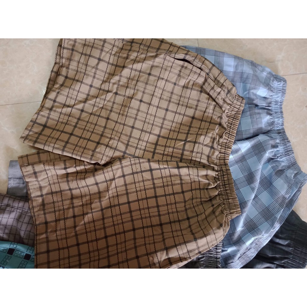 Quần Đùi Nam Sọc Kẻ Mặc Nhà, Măc Ngủ (Sọc và màu ngẫu nhiên )