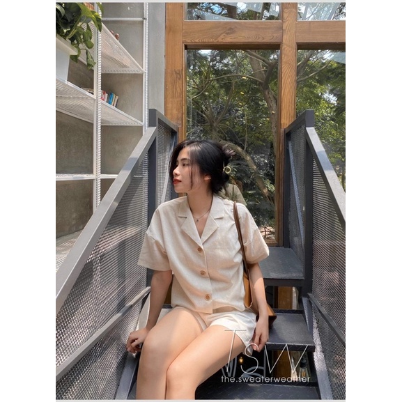 Áo khoác blazer cộc tay ( Ảnh thật ) | BigBuy360 - bigbuy360.vn