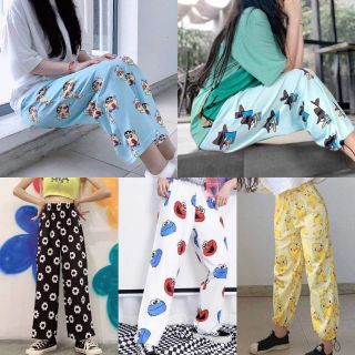 Quần catoon dài,có 12 mẫu, form rộng unisex (hàng 100% y hình)