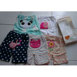 Set 5 quần đùi mông thú carter rất xinh cho bé yêu size từ 0-24m