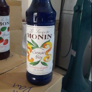 Siro MONIN vỏ cam xanh (bluecuracao)