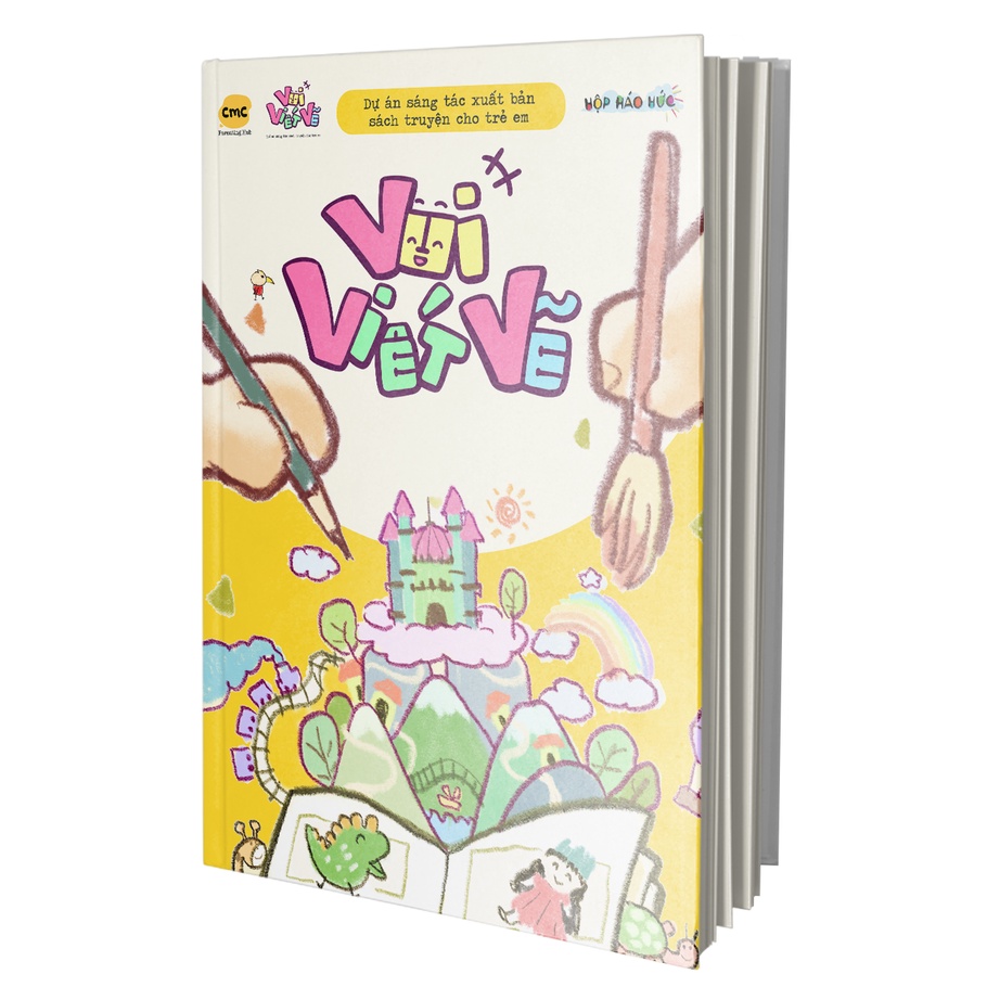 Sách Vui Viết Vẽ Hộp Háo Hức Cho Bé 3-6 Tuổi - Cuốn Sách Truyền Cảm Hứng Sáng Tác Cho Các Bạn Nhỏ