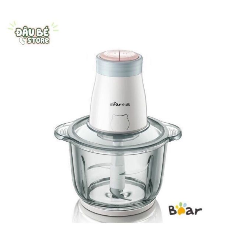 Máy xay thịt Bear B02Q1 2L lưỡi dao kép xay đa năng
