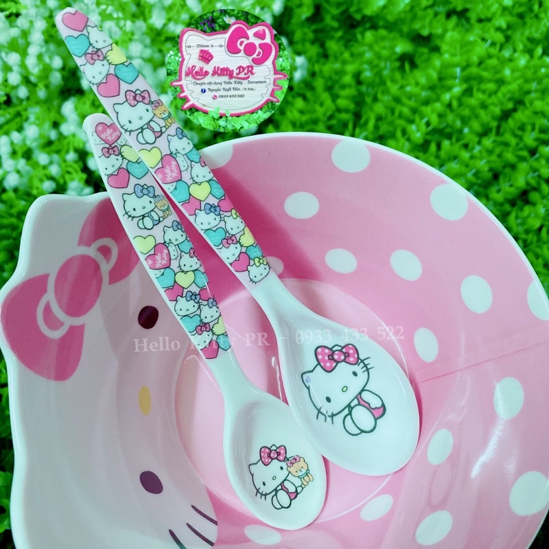 Muỗng thìa ăn cơm HELLO KITTY