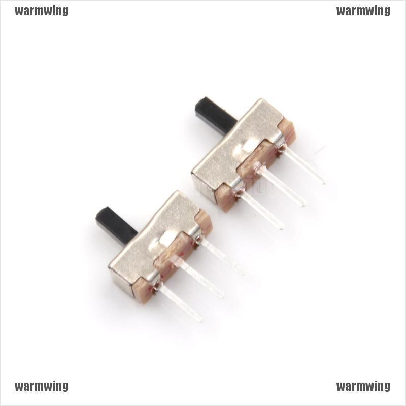 Set 30 Công Tắc Trượt 2 Vị Trí 4mm SPDT 1P2T 3 Pin PCB Chuyên Dụng