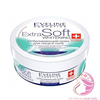 Kem làm trắng da Eveline Whitening Face and Body Cream Extra Soft 200ml