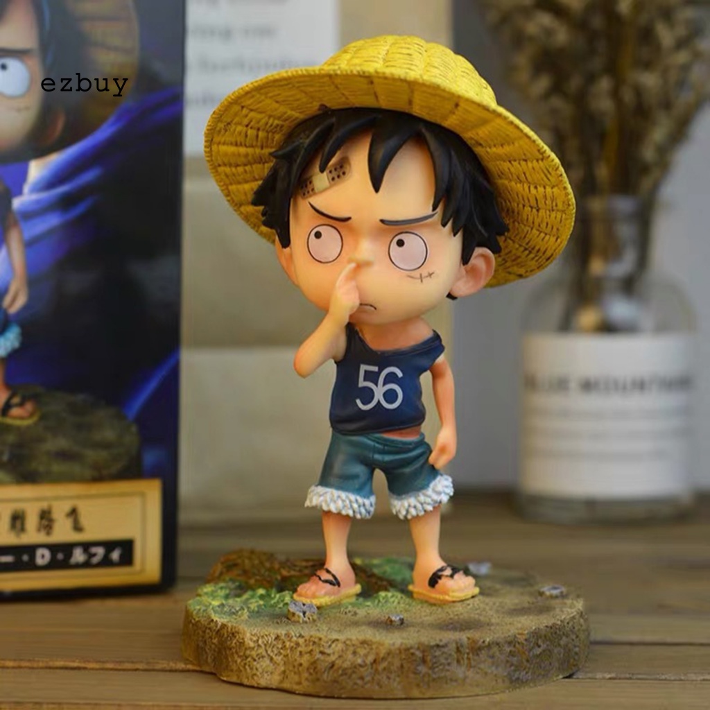 Mô Hình Nhân Vật Luffy Mini Bằng PVC Dành Cho Bé