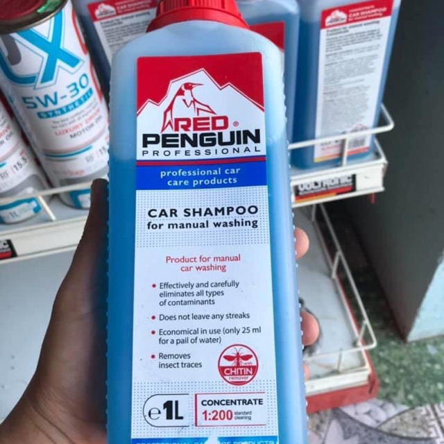 Nước Xà Bông Rửa xe Xado 1Lit “ rửa siêu sạch” kèm khăn 3M