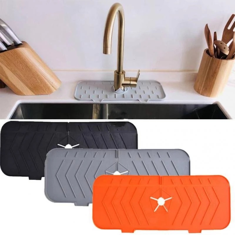Thảm Silicone Lót Bồn Rửa Chén Chống Văng Nước Tiện Dụng