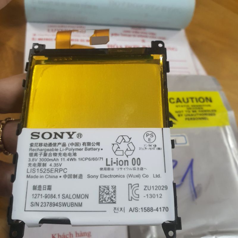Pin sony z1 lis1525erpc c6902 c6903