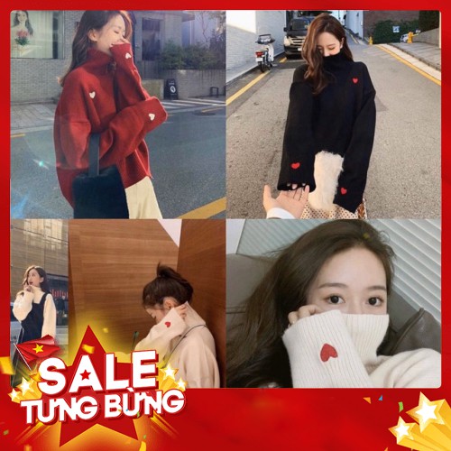 Áo Len cổ lọ cho mùa thu đông chất len nhập hàng quảng châu basic dễ mặc dễ mix style hàn xẻng from rộng - Hàng nhập khẩ
