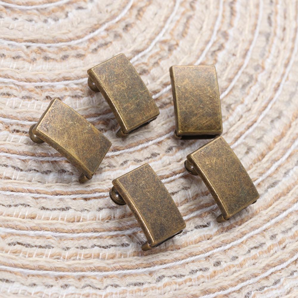 5 Khóa Thắt Lưng Mini Bằng Kim Loại 12.5 * 8mm