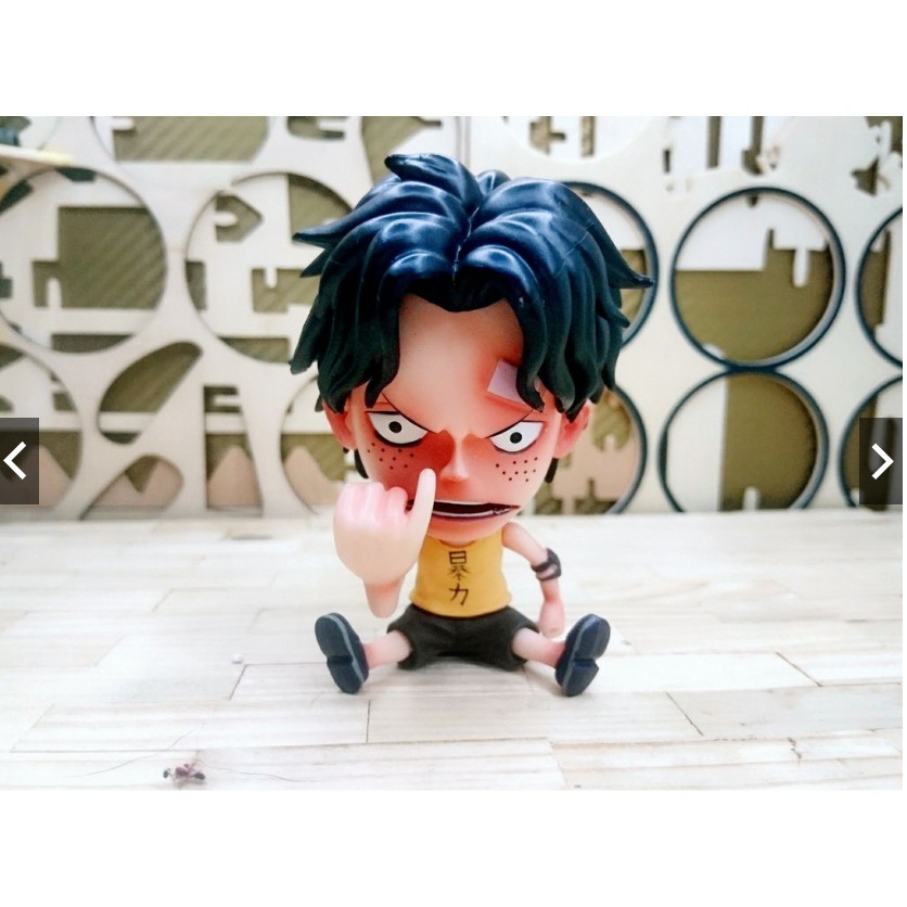 Mô hình One Piece - Mô hình Ace chibi cực kì nét màu đậm loại 1