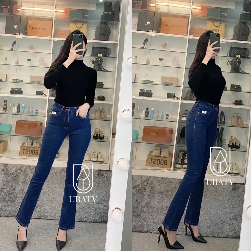 [FREESHIP - ẢNH THẬT] Quần LOE DÀI Jean co giãn trơn STRADl | BigBuy360 - bigbuy360.vn