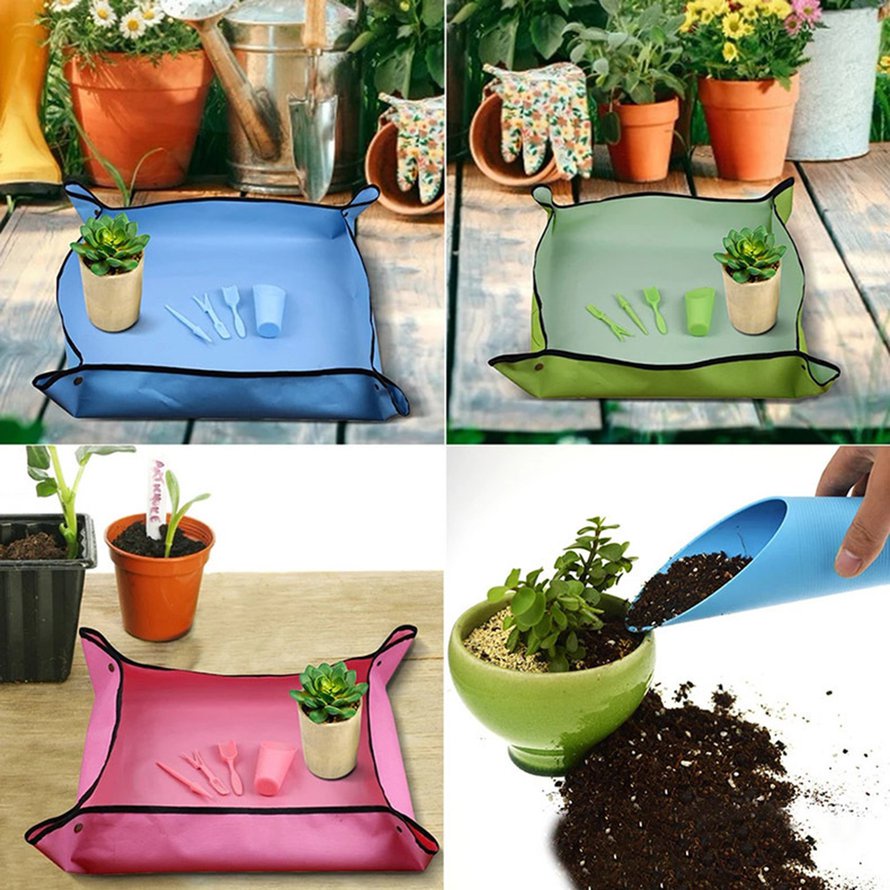 50 * 50CM Thảm trồng cây Làm vườn Thảm làm vườn Tấm lót làm vườn Tấm lót làm vườn