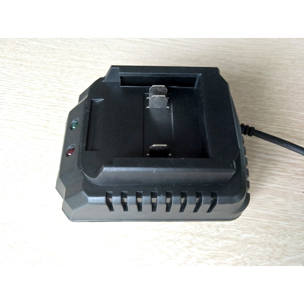 Đế sạc 21v cho máy khoan pin, máy siết bulong dùng pin 21v, 24v, 26v, 26v,...