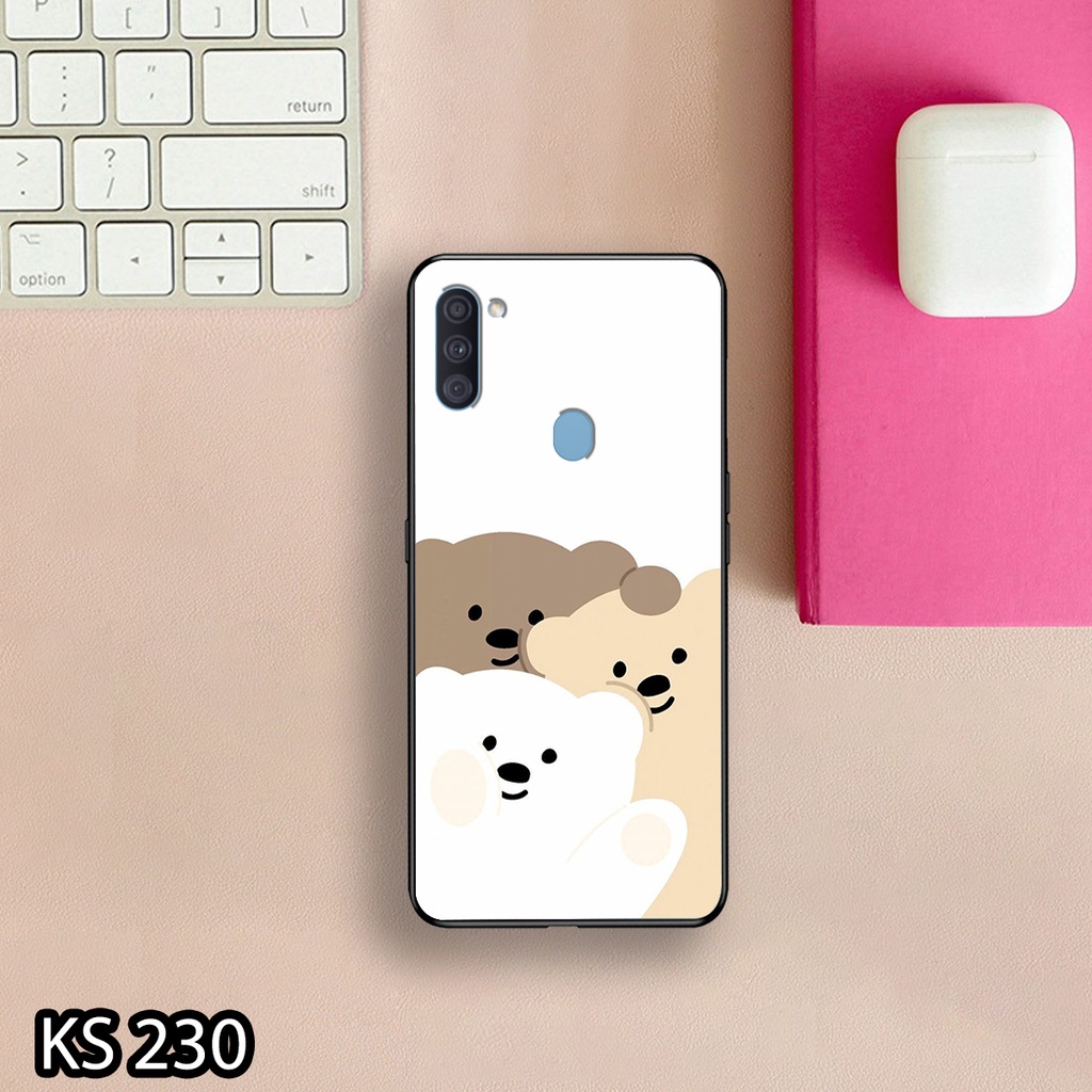 Ốp lưng Samsung M02/M10/M11/M20 in hình Gấu nhỏ siêu đẹp, độc, lạ_KINGSTORE.HN_Ốp SS