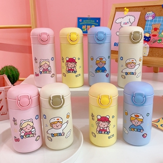 Bình nước giữ nhiệt in họa tiết hoạt hình dễ thương