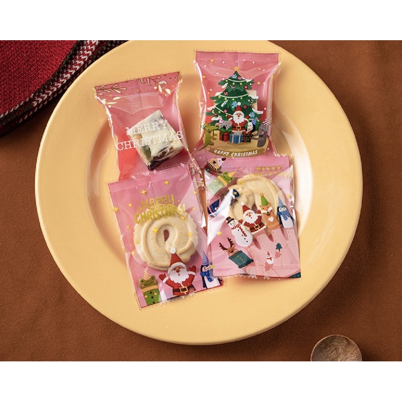 set 100 vỏ bánh 7x10 noel