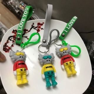 Sỉ 10 móc khoá dây Kaws fullbox  hàng nhựa dẻo