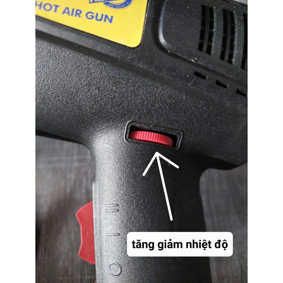 Súng thổi nhiệt máy khò nhiệt 2000w LS