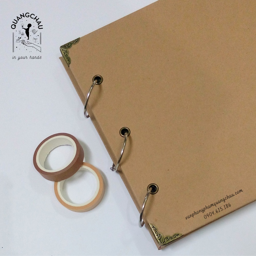 Scrapbook, album trơn tự trang trí