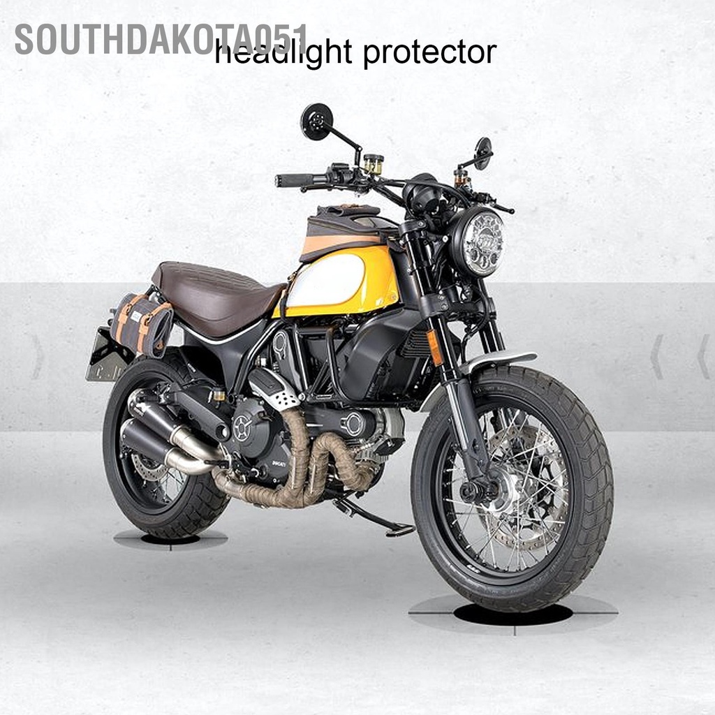 Southdakota051 Đèn pha xe máy màu đen Lưới tản nhiệt đầu đèn bằng sắt Thay thế cho Scrambler 1200XC XE 2019‑2021