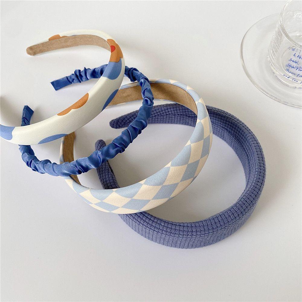 FUTURE Hair Accessories Headband Sponge Hairband Head Hoop Women Non-slip Headwear Fashion Padded Sweet Korean
