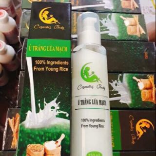 Ủ trắng lúa mạch cho da sáng bật tone