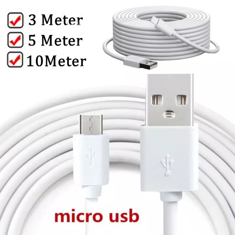 Dây Cáp Sạc 3/5/10m Micro USB Dành Cho Điện Thoại Thông Minh Android