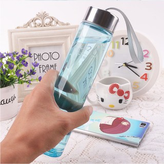 Bình nước H20 dung tích 330ml (Full màu trong suốt)