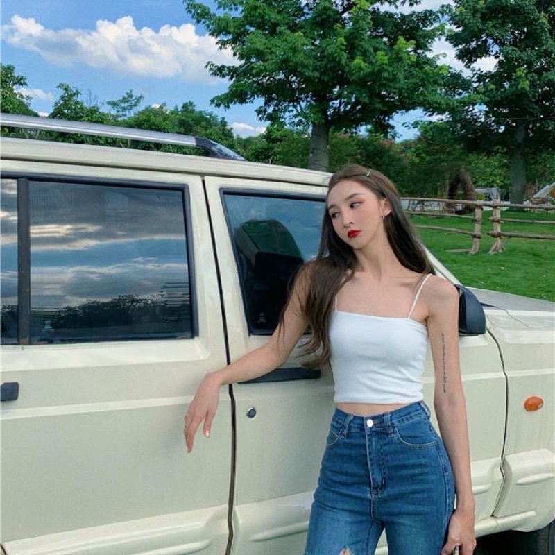 Áo dây nữ, áo bún hàng loại 1 cotton