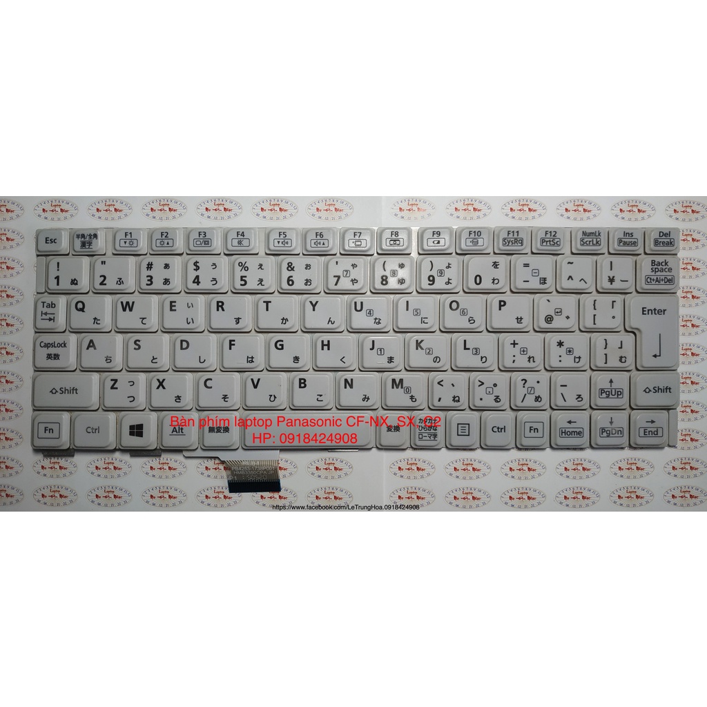 Bàn phím laptop Panasonic CF-SX, CF-NX, CF-C2