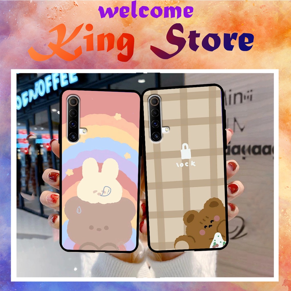 [FreeShip ExTra] Ốp lưng Realme 5/Realme 5i/Realme 5 Pro/Realme 6/Realme 6 Pro in hình gấu dễ thương