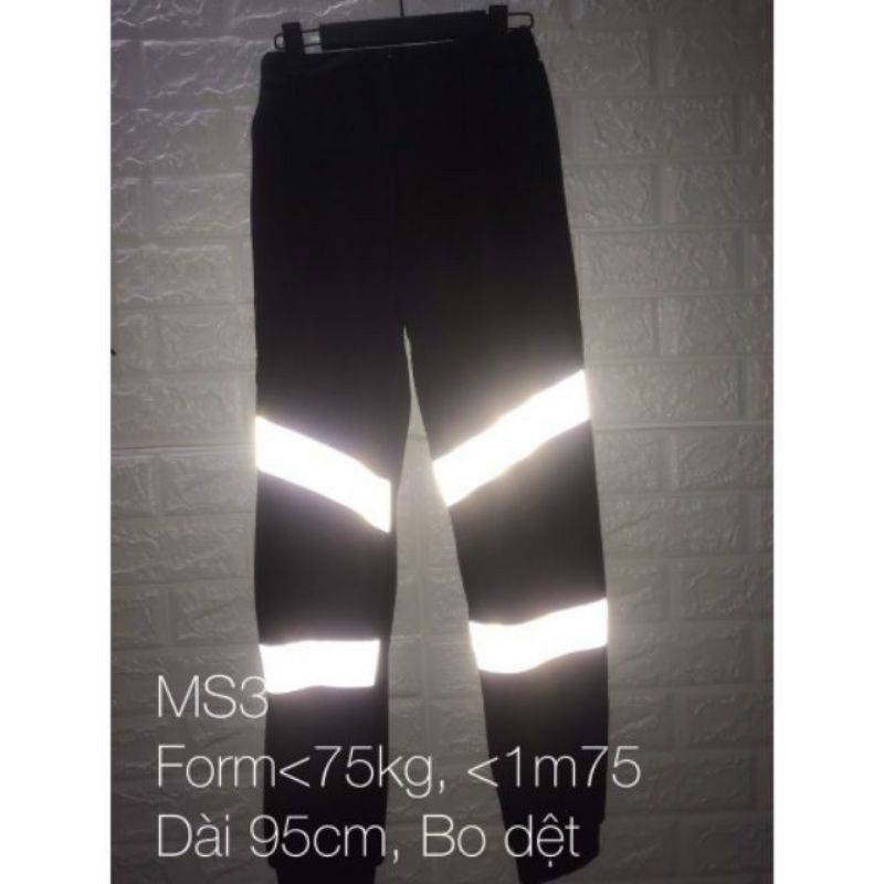 Quầ jogger nam nữ mặc / quần phát sáng dạ quang nam nữ mặc