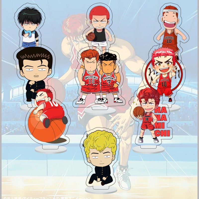 ( 1 cái MINI 20K ) Mô hình standee SLAM DUNK mica trong acrylic anime chibi trang trí
