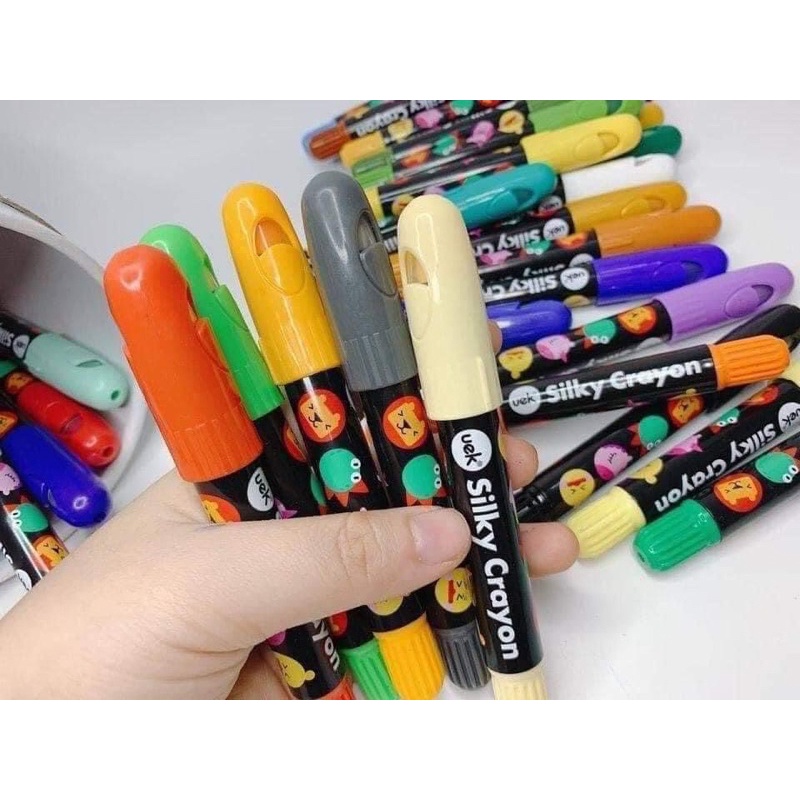bút sáp màu UEK chính hãng màu thực phẩm không lem tay