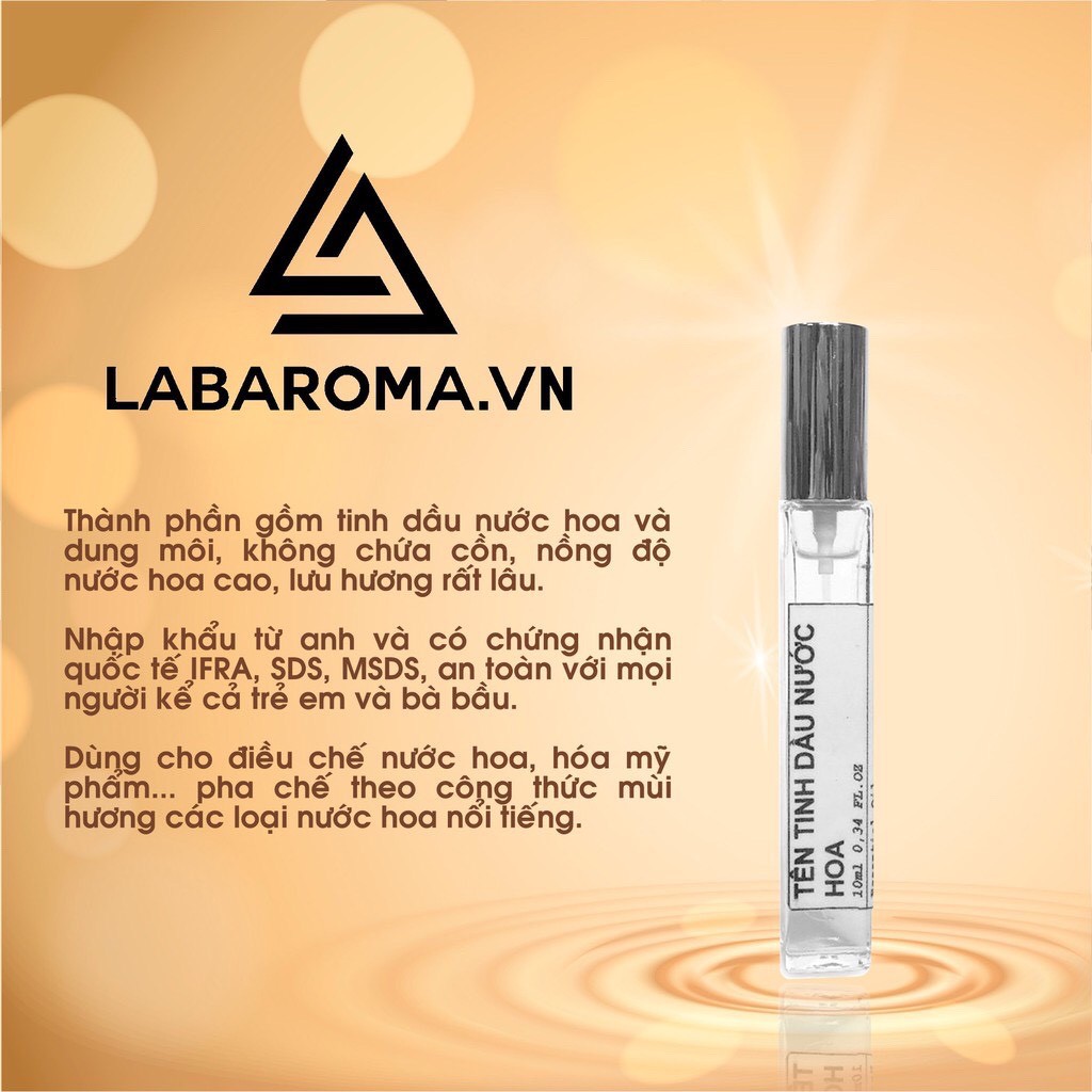 Tinh dầu nước hoa Diptyque Do Son nữ, lưu hương thơm lâu, treo xe hơi, làm dầu thơm, xông phòng 10ml nhập khẩu Anh